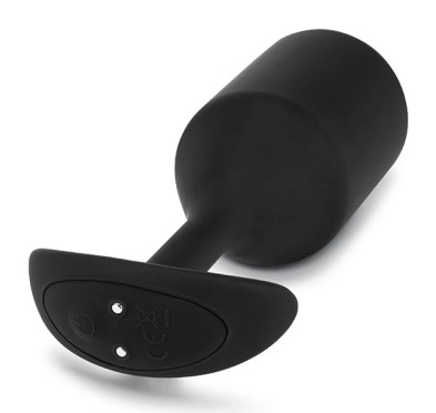 Plug analny wibrujący - B-Vibe Vibrating Snug Plug 5 Black